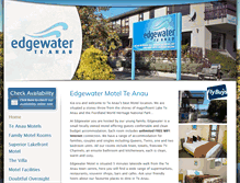 Tablet Screenshot of edgewater.net.nz